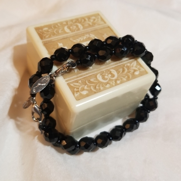 2 VTG Oscar De La Renta Crystal Bracelets - Picture 3 of 5